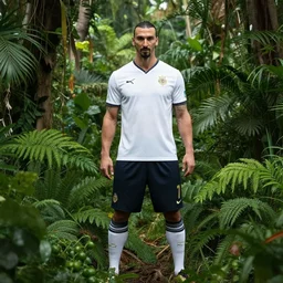 Zlatan Ibrahimovic in a jungle