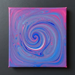 acrylic swirl painting
