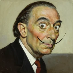 dwarven badtrip, detailed painting by Salvador Dali