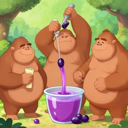 the oompa loompas squeezing violet beauregard to get all the juice out of her