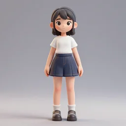 girl, hiroyuki takahashi style, transformed into 3 d picture