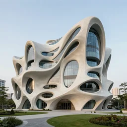 Unconventional structures, Architecture, Cultural, Futurism, Futuristic, Beautiful, Facade, Buildings, design, concept, organic, durable, landscape