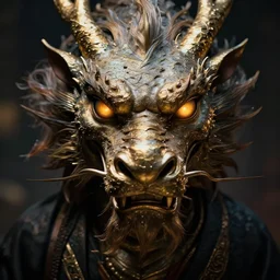 portrait, one legendary dragon head with two eyes, Dynamic lighting, cinematic, establishing shot, extremely high detail, photo realistic, cinematic lighting, , post processed denoised, concept design, concept art, artstation, matte painting, midjourney, style by alex ross, neal adam