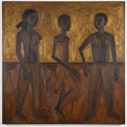 artwork in the style of el anatsui,