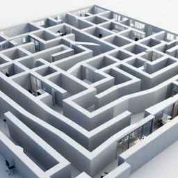 endless maze of randomly generated office rooms and other environments. it is characterized by the smell of moist carpet, walls with a monochromatic tone of yellow, and buzzing fluorescent lights.