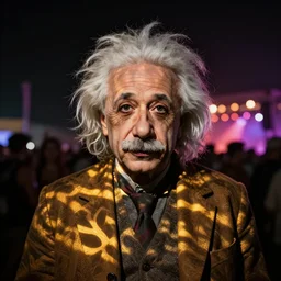Albert Einstein at a rave