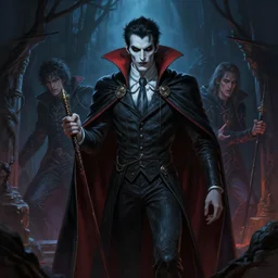 ghostly pride, vampire scrivener, rescue from the underworld, highly detailed, digital painting, HDRI, by christopher bretz and kael ngu, vivid colors, high contrast, 8k resolution, intricate, photorealistic, smooth