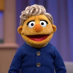 liz truss as a muppet