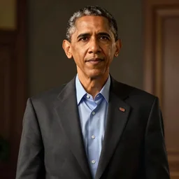 Barak Obama as a character in Devil May Cry, film still, photorealistic, medium shot