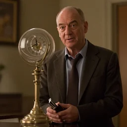 film still of Bill Murray as Father Time in The Elders of the Universe Marvel movie, 4k