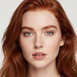 redhead beauty, close up portrait photo, 8 k,