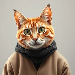 brian the person as a cat person hybrid