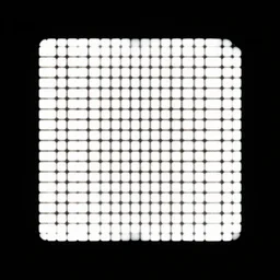 one white pixel on black background