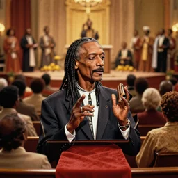 obama the snoop dogg pinmp. casting a holy spell on a believer. seance at a megachurch. 1970's blaxpoitation scene