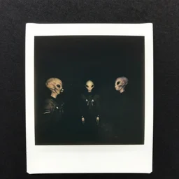 Polaroid of a alien encounter with the lost ones if they were in a dark zone you’re not allowed to see this