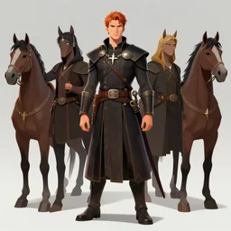 ethan van sciver as the 4 horsemen of the apocalypse, artstation