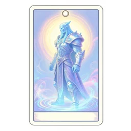 side profile, kel'thuzad, warcraft, luminescent, tarot card, colorful swirly magic ripples, pastel colors, by greg manchess, huang guangjian, sachin teng, greg rutkowski, jesper ejsing, ilya kuvshinov