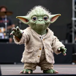 yoda perfoming at woodstock