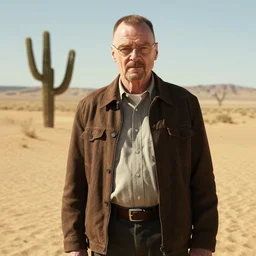 Walter White in the desert