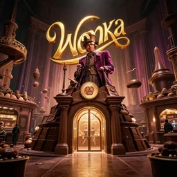 the real Wonka chocolate factory, award winning photo, masterpiece, cinematic lighting