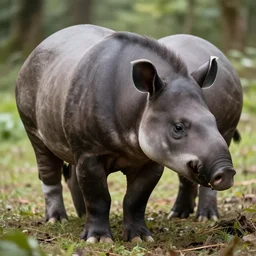 Armor inspired by a tapir.