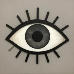 The all seing eye by Alberto Burri