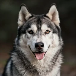 a portrait of a husky, cinematic lighting, trending on artstation, 4k, hyperrealistic, focused, high details, unreal engine 5, cinematic, masterpiece