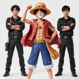 luffy in got, photography by bussiere rutkowski andreas roch ( by kim jung gi ) ( by george morikawa ) ( by kentaro miura )