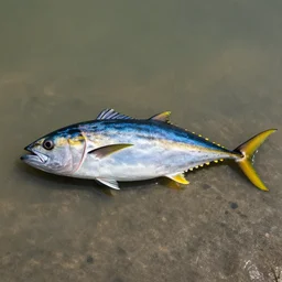 yellowfin tuna playing spikeball
