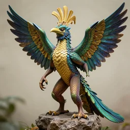 hyper realistic depiction of quetzalcoatl,