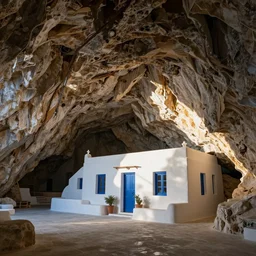 greek island cave airbnb most popular