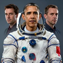 portrait of barack obama in spacesuit, by tooth wu, wlop, beeple, dan mumford. concept art, octane render, trending on artstation, very coherent symmetrical artwork. cinematic, key art, hyper realism, high detail, octane render, 8 k, iridescent accents