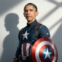 Obama as captain america