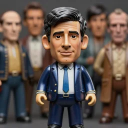 closeup portrait of a tin toy rishi sunak, depth of field, zeiss lens, detailed, symmetrical, centered, fashion photoshoot, by nicoletta ceccoli, mark ryden, lostfish, earl nore, hyung tae, frank frazetta, breathtaking, 8 k resolution, extremely detailed, beautiful, establishing shot, artistic, hyperrealistic, octane render