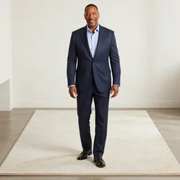 Steve Harvey in the style of a carpet