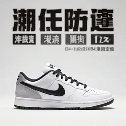 advertisement for nike shoes, in chinese