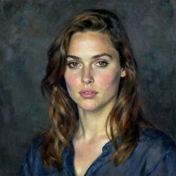 beautiful portrait of gal gadot, by cezanne