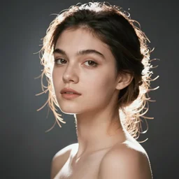 recursive portrait, elegant