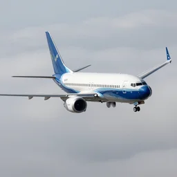 a boeing 7 3 7 max breaking through the clouds