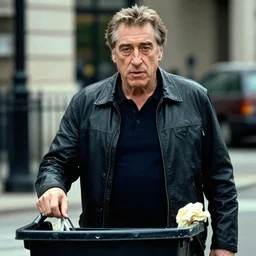 robert de niro as a trashman