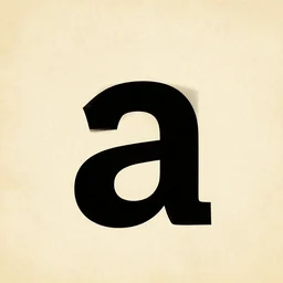 the letter a in english