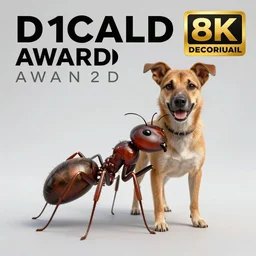 a hybrid between a dog and ant, photography, award - winning, national geographic channel, discovery channel, 8 k