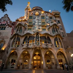 african palace, by greg rutkowski, by antonio gaudi, highly detailed, trending on artstation, cinematic lighting