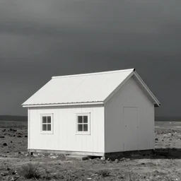 photograph of ( ( ( desolate ) ) ) cabin