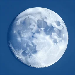 the moon is blue