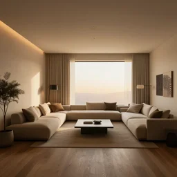 spacious room design ideas, trending on Pinterest, volumetric light, octane render, global illumination