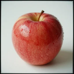 a beautiful photo of a red apple, Lomography Lady Grey