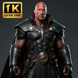 a digital art portrait of dwayne johnson as dark paladin, dark souls vampire character sheet, 4 k, ultra detail, volumetric lighting, unreal engine, octane render