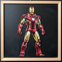 a Scratchboard of ironman