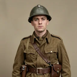 historical photograph portrait of french wwi soldier ( ( ( ( vampire ) ) ) )